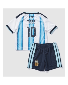 Billige Fotballdrakt Argentina Lionel Messi #10 Replika Hjemmedraktsett Barn VM 2026 Kortermet (med bukser)